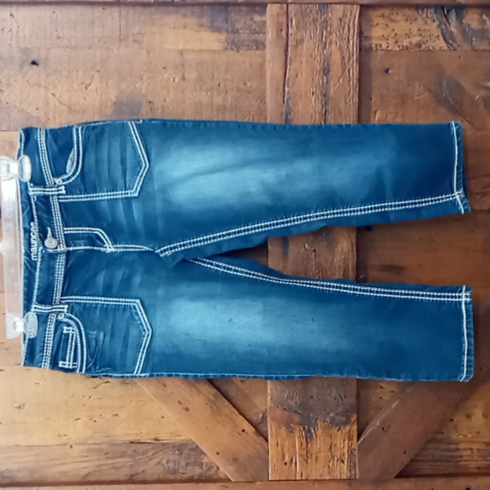 🟡CLEARANCE🟡 Maurices Blue Jean Capri Womens Size 7/8